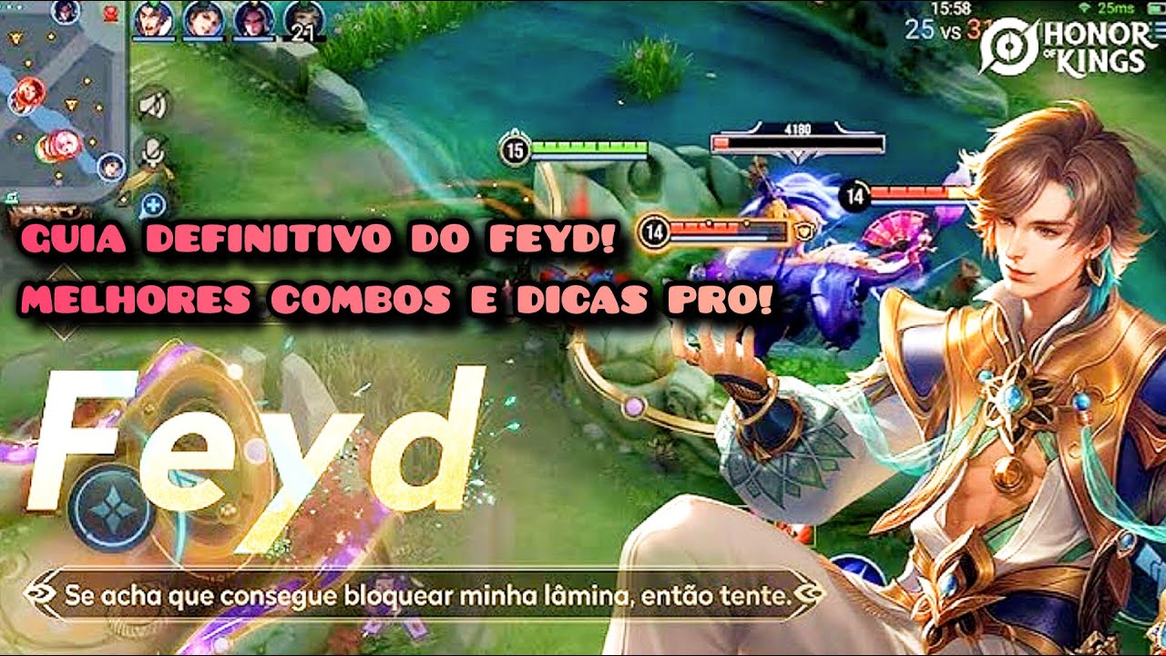 Build, Arcanas e Itens Perfeitos para Feyd – Aprenda os Melhores Combos! (HOK)