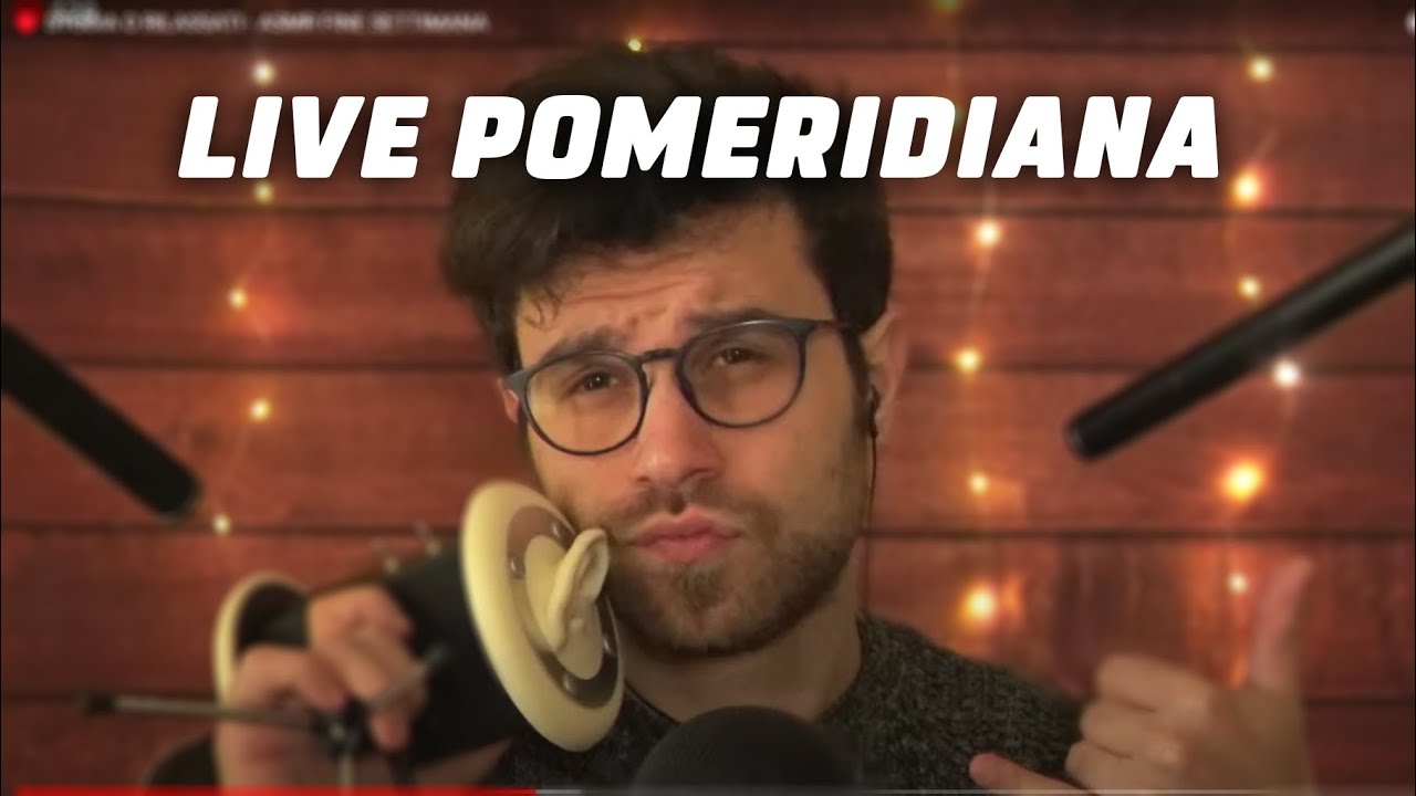 🔴 STUDIA O RILASSATI - ASMR FINE SETTIMANA