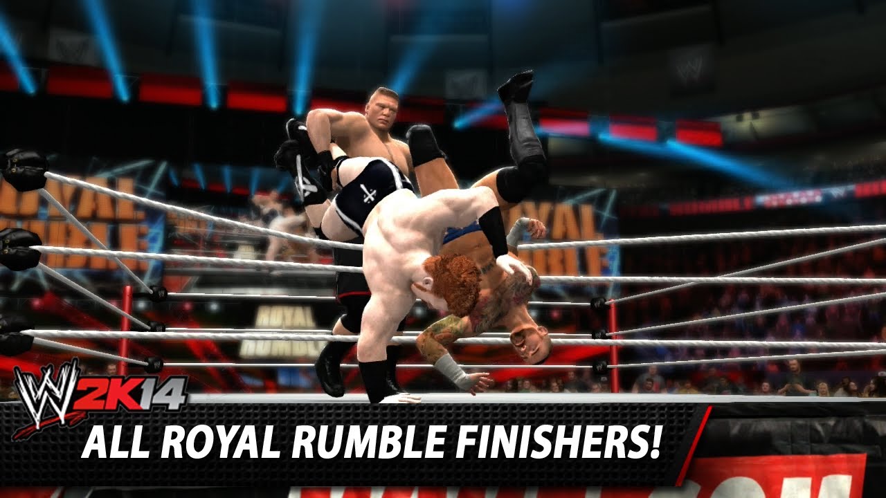 WWE 2K14: All Royal Rumble Finishers!