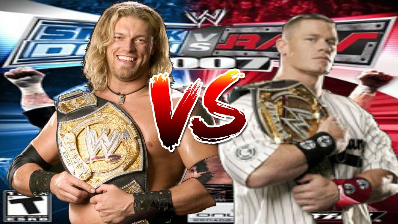 WWE Smackdown vs Raw 2007 Edge vs John Cena