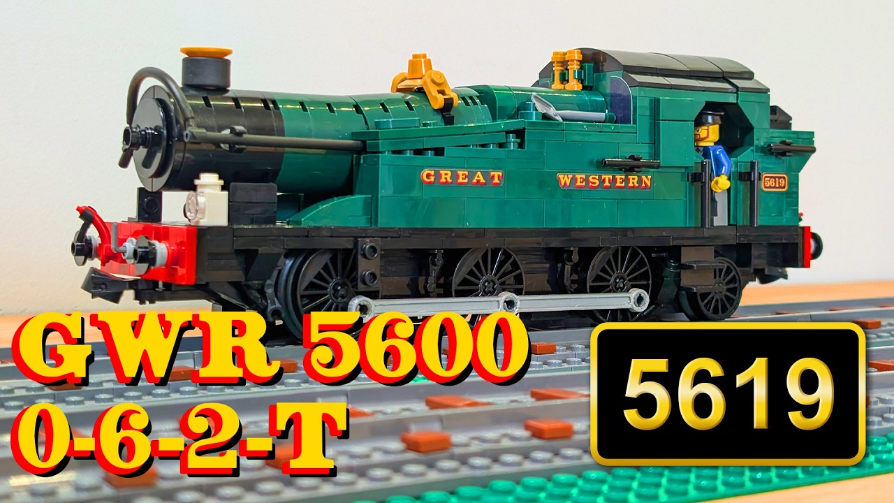 Lego GWR 5600 class 0-6-2T Steam Locomotive