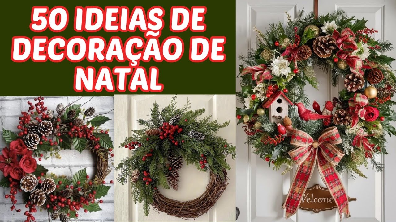 50 IDEIAS DE GUIRLANDA DE NATAL