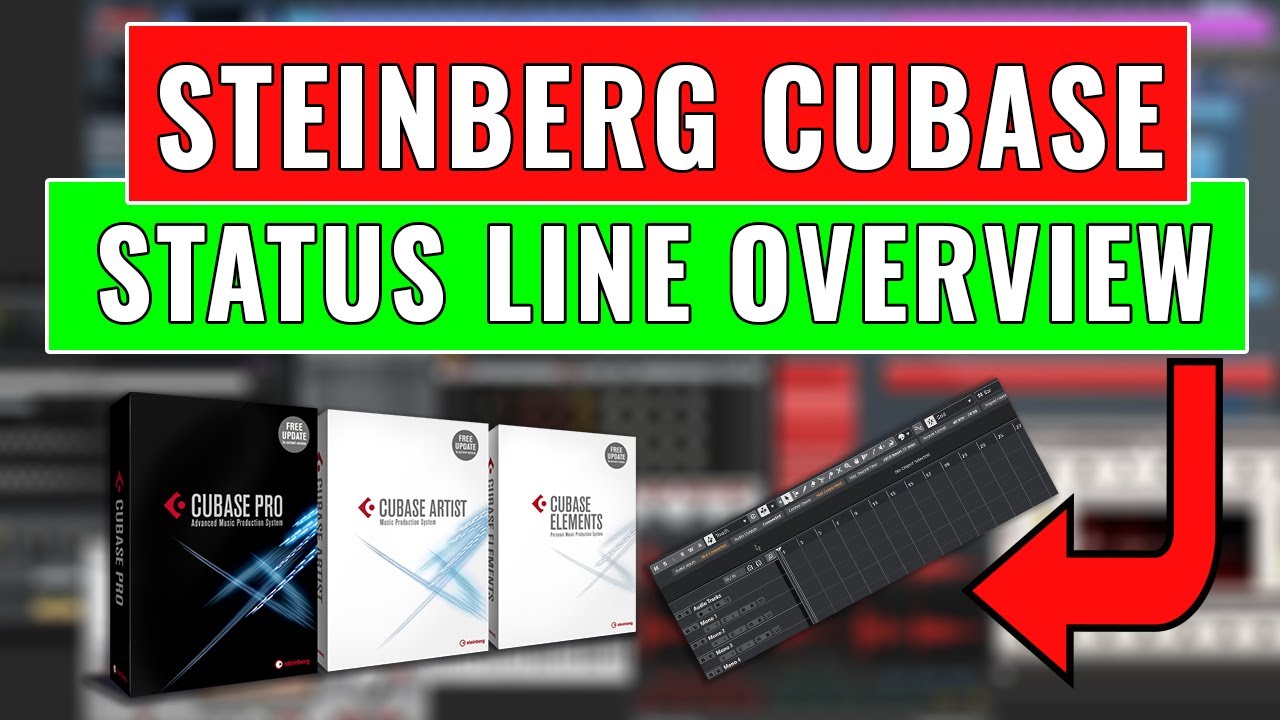 Steinberg #Cubase: Status Line Overview in Steinberg Cubase - OBEDIA Cubase Training