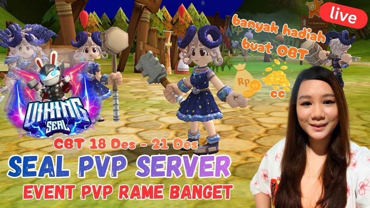 live CBT seal online viking pvp server ! event pvp 6 vs 6 rame 50 tim