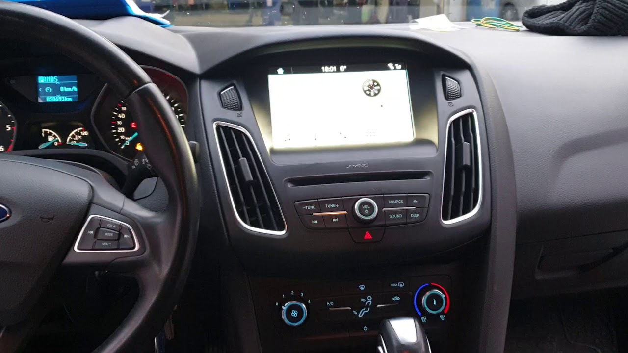 2016 Focus Tren x araca Orjinal SYNC 3 sistem montaj uygulaması