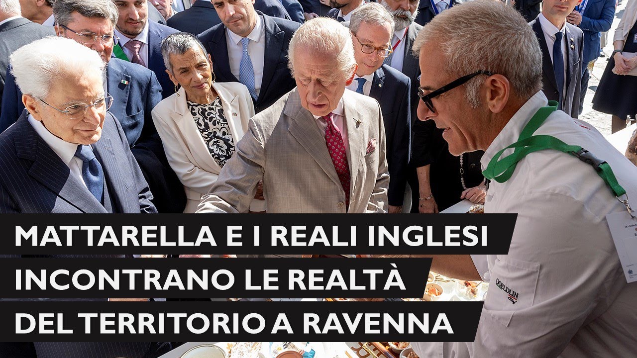 Mattarella con i Reali Inglesi incontra le realtà del territorio a Ravenna