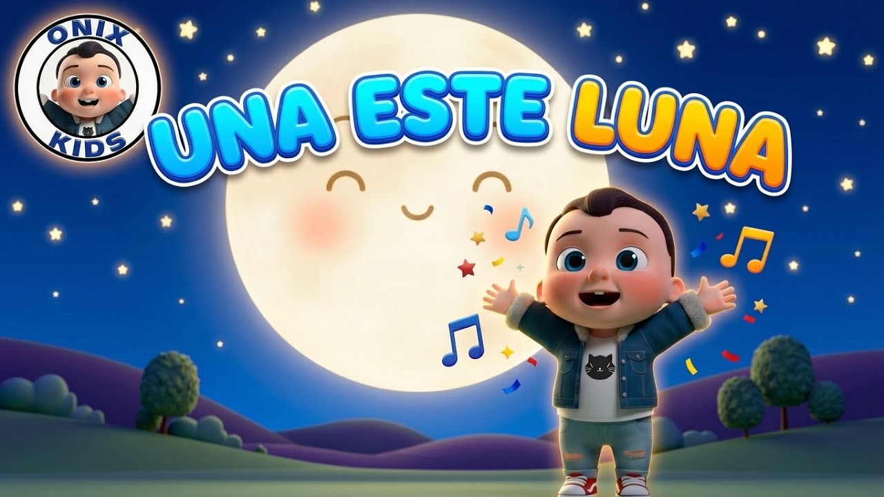 🎵 Hai să Zicem Una, Una este Luna |  Învățăm să numărăm | Onix Kids Romania