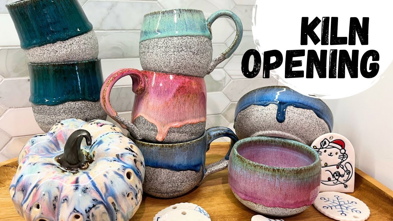 Dragonfruit Clay Kiln Opening! Glaze combos shared ✨So many winners from Spectrum glazes! ✨