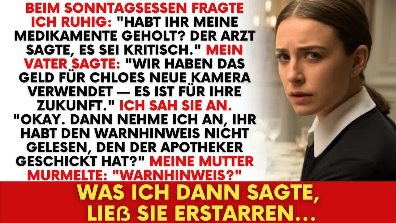 Meine Familie stahl mein Medikamentengeld – Ich deckte die 5 Mio  Lüge meines Vaters auf