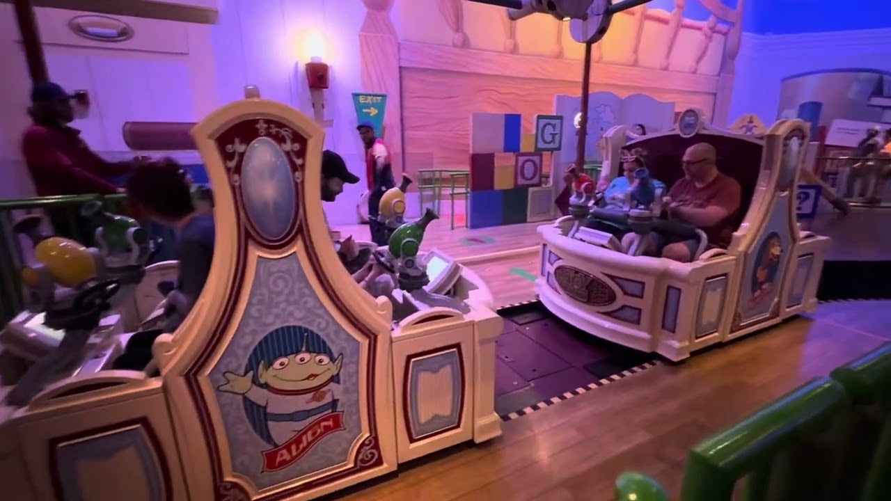Toy Story Mania 4K Experience with Excellent Lighting Disney’s Hollywood Studios 2025