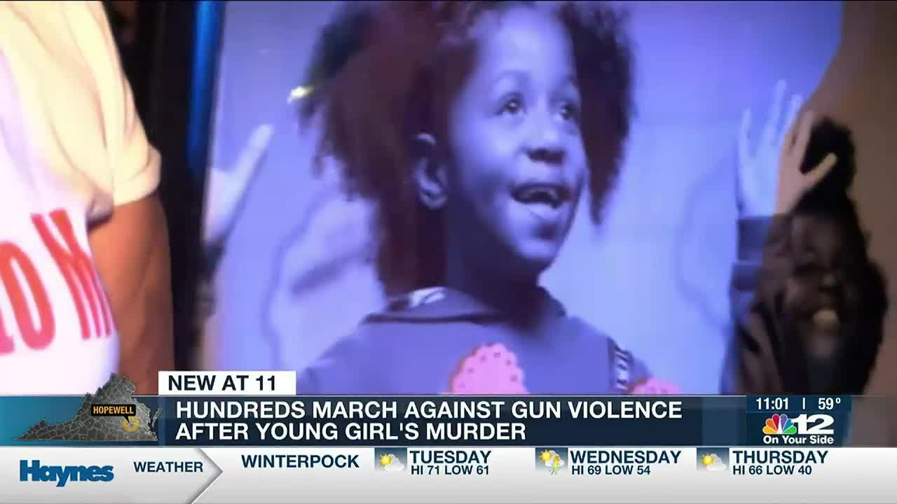 Over 200  march for Hopewell community walk to honor life of slain 8-year-old