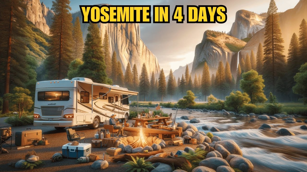 RV CAMPING in YOSEMITE: 4 Days of Adventure in Nature![2024]
