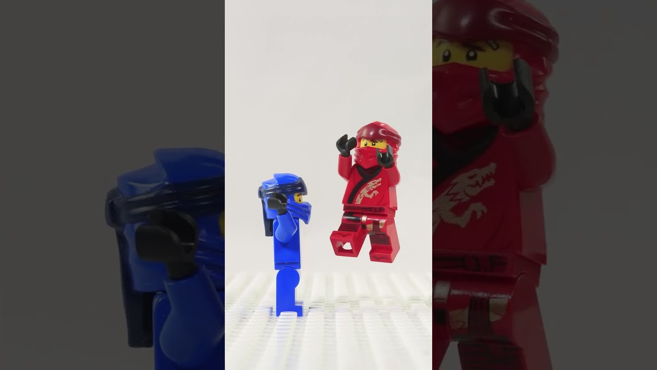 How To Make a LEGO Minifigure Run STOP MOTION #shorts | Billy Bricks