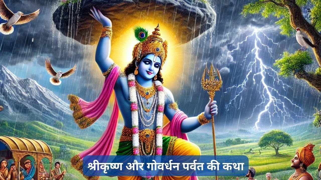 श्रीकृष्ण और गोवर्धन पर्वत की कथा
