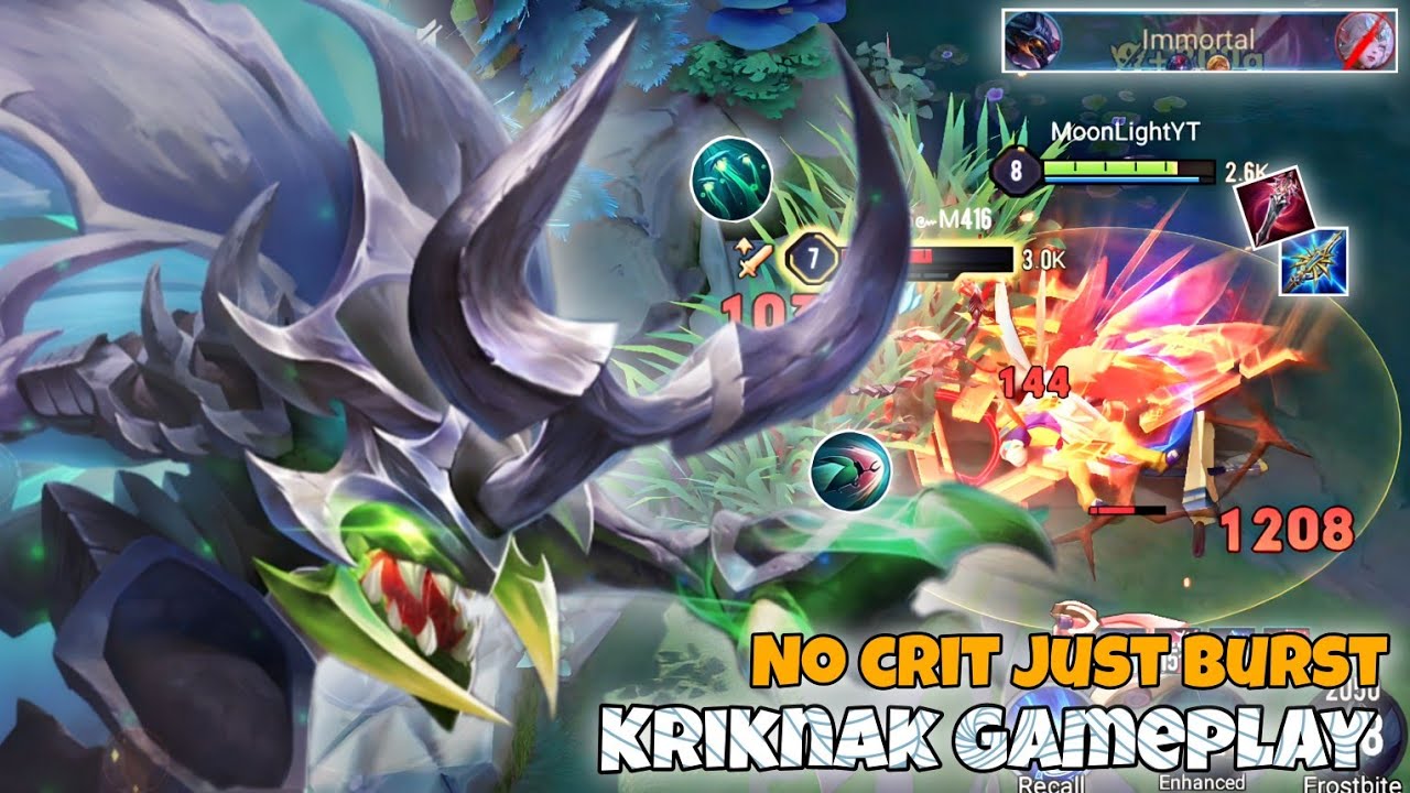 Kriknak Jungle Pro Gameplay | One Shot Killer No Critical 😳 | Arena of Valor Liên Quân mobile home