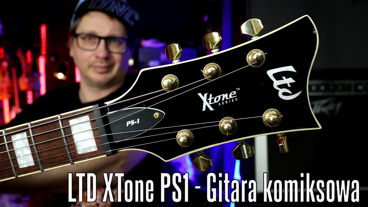 LTD XTone PS1 - komiksowa gitara do wszystkiego - FILMIKI O GITARACH