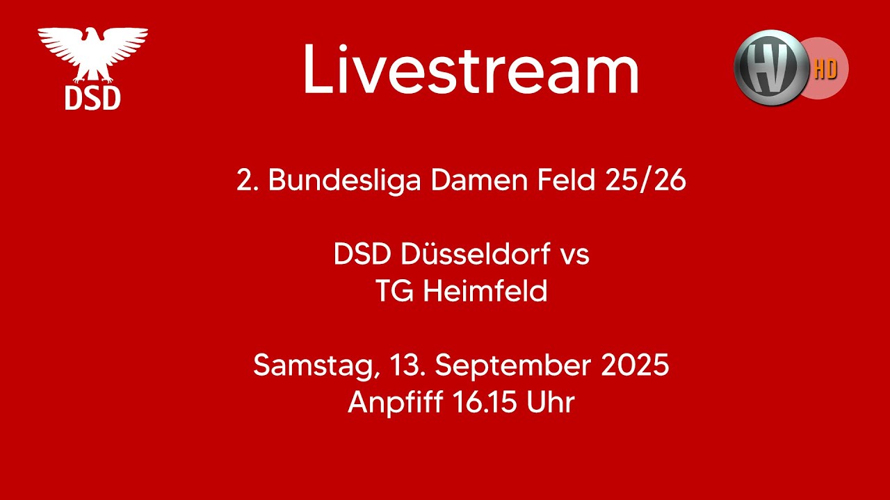 2. Feldhockey Bundesliga Damen - DSD vs. TG Heimfeld