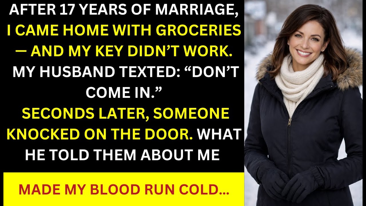 After 17 Years of Marriage, My Husband Locked Me Out — The Knock Came Fast