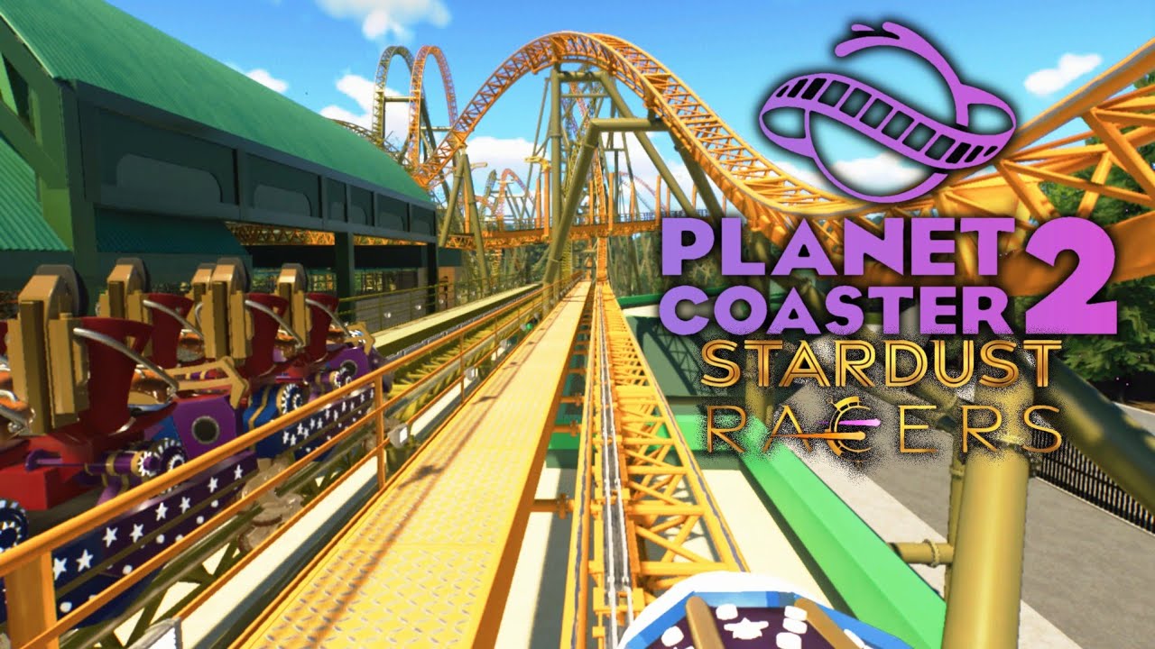 Stardust Racers | Front POV's - (Planet Coaster 2)