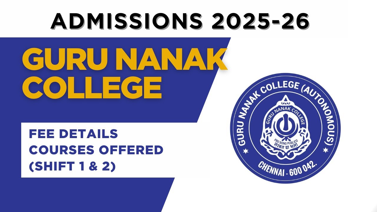 Guru Nanak College Fee Structure | Campus Q