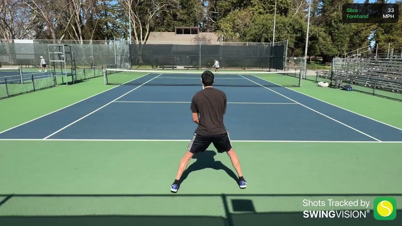 Richard and Steve practice then doubles with David and Leon 2/26/2026