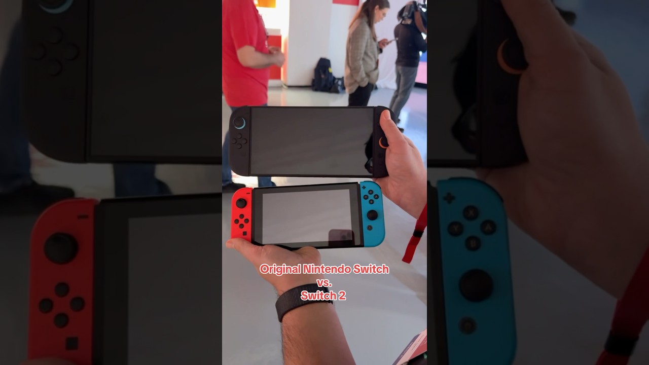 Original Nintendo Switch vs. Nintendo Switch 2 #switch2 #nintendo