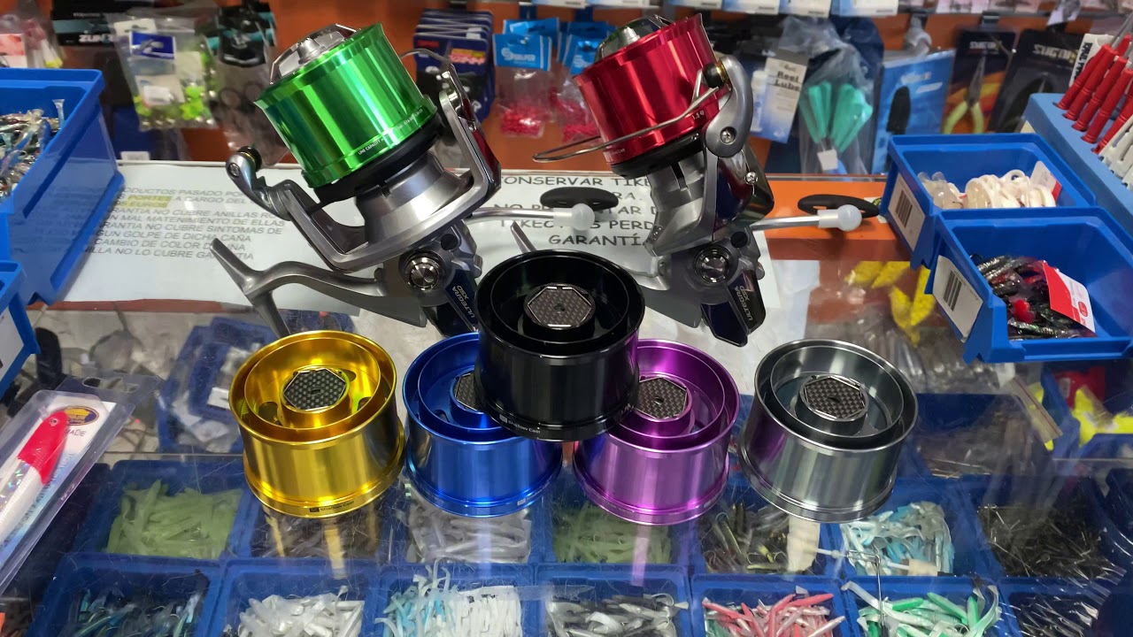 BOBINAS ALUMINIO PARA SHIMANO SIN CAMBIAR EL TAPON
