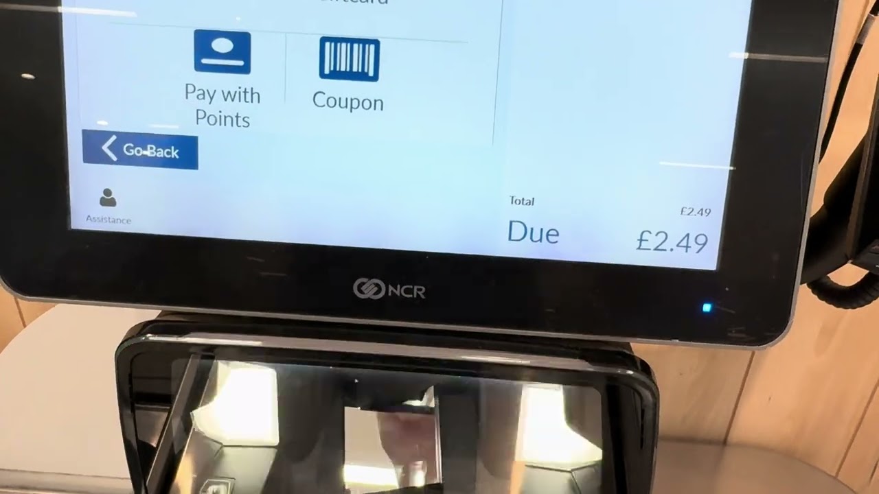 NCR Self checkout at Boots Westfield Stratford