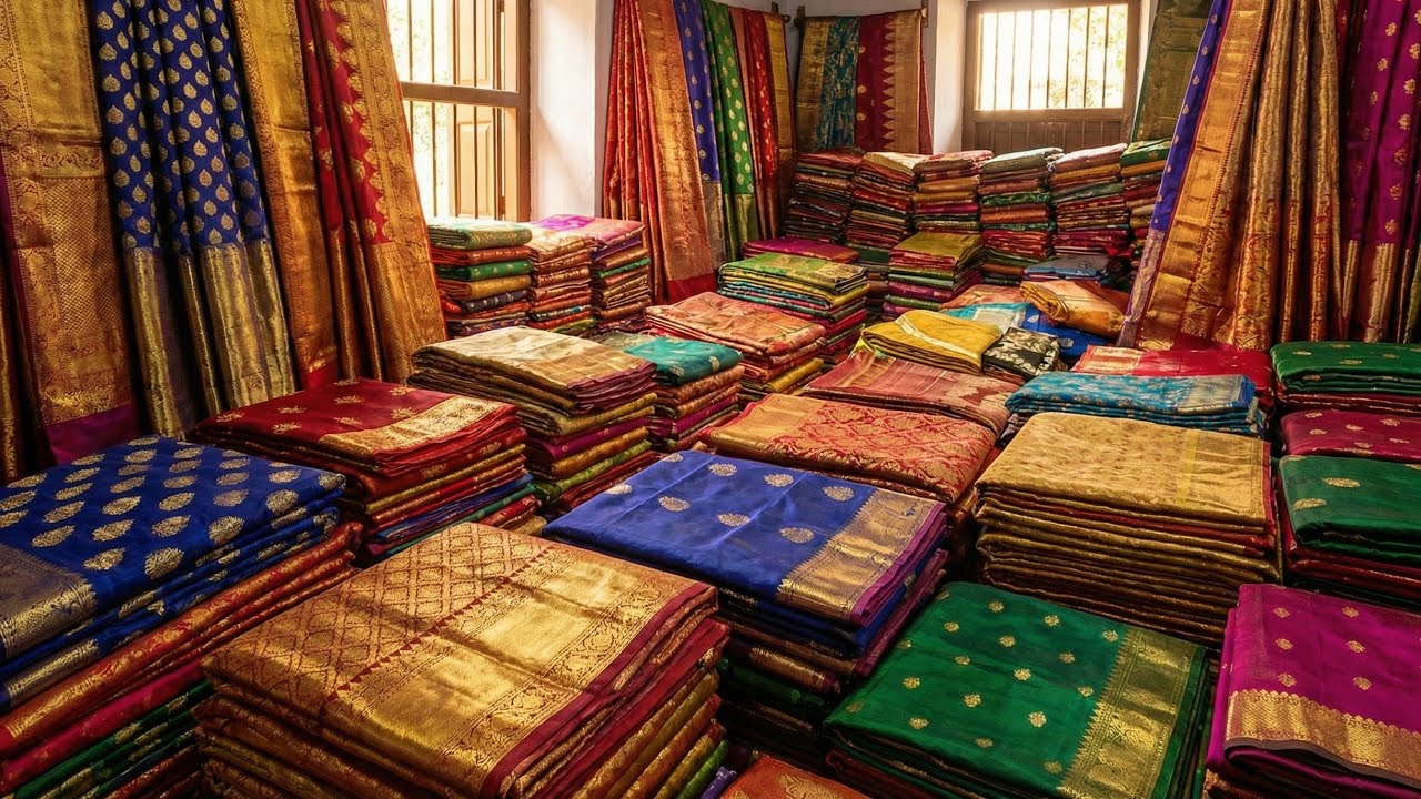 💥 Santipur Saree Market | Santipur Saree Wholesale | Saree Wholesale Market | Santipur Saree