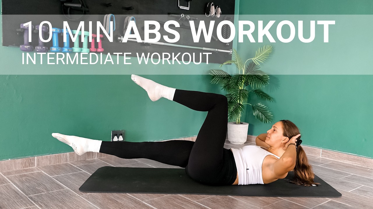 10 Minute Ab Workout | Pilates Core Burn | No Equipment