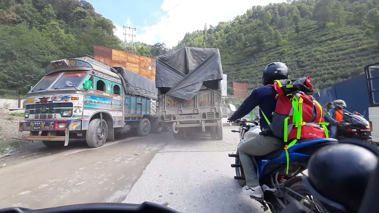 Nagdhunga Checkpost to Naubise Dhading District - Nonstop Moto Ride