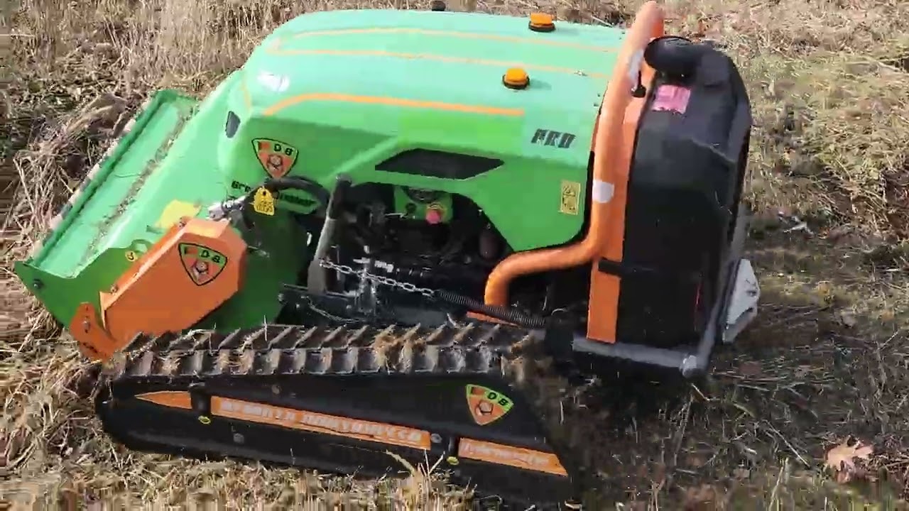 2018 MDB Green Climber F300Pro Remote Controlled Mower For Sale. www.marionauction.com