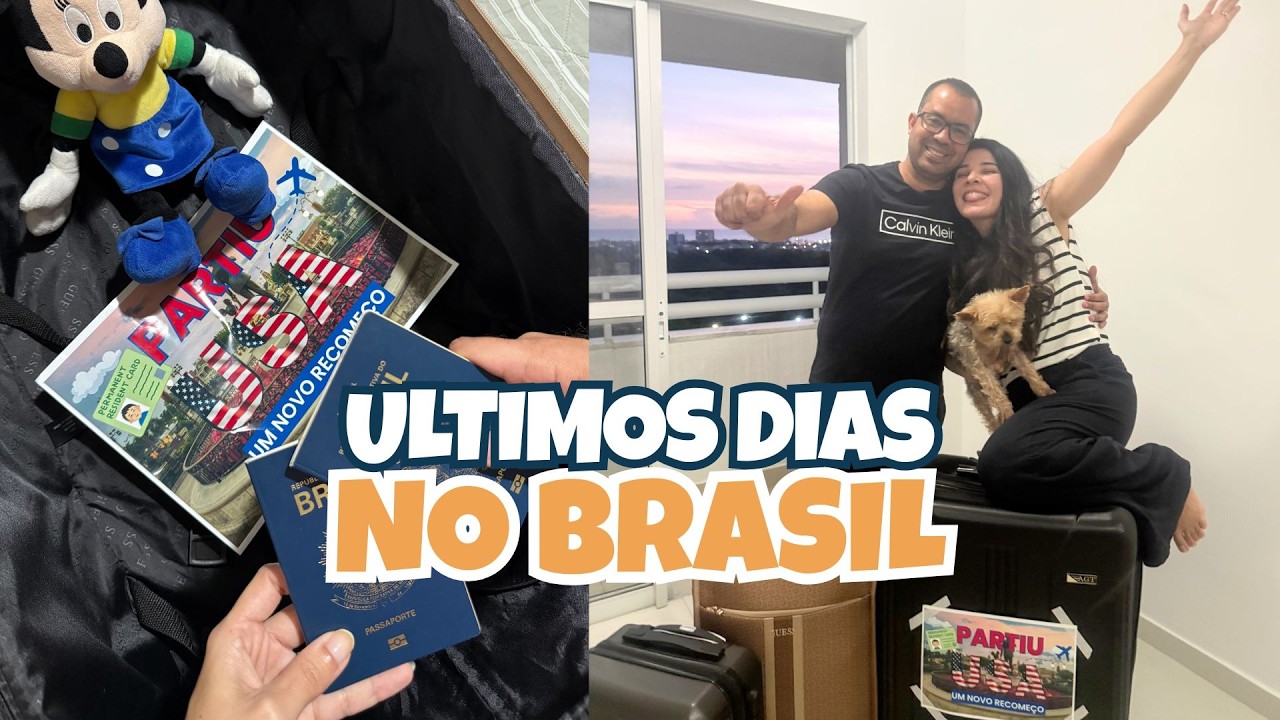 CURTINDO OS MOMENTOS ANTES DA MUDANÇA PARA OS EUA