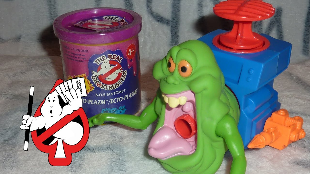 The Real Ghostbusters - Vintage Slimer Figure with Ecto Plazm and Pack - Review