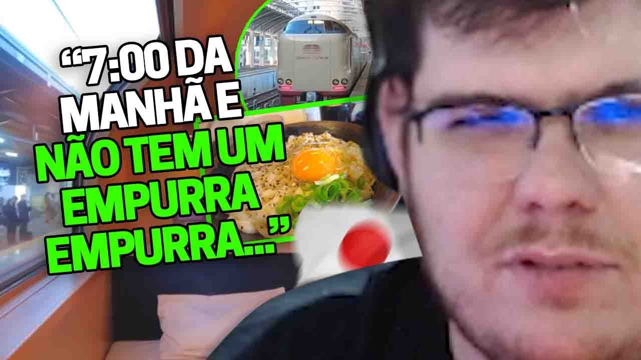 CASIMIRO REAGE: ATRAVESSANDO O JAPÃO DE TREM! (ESSE FINAL FOI INESPERADO) | Cortes do Casimito