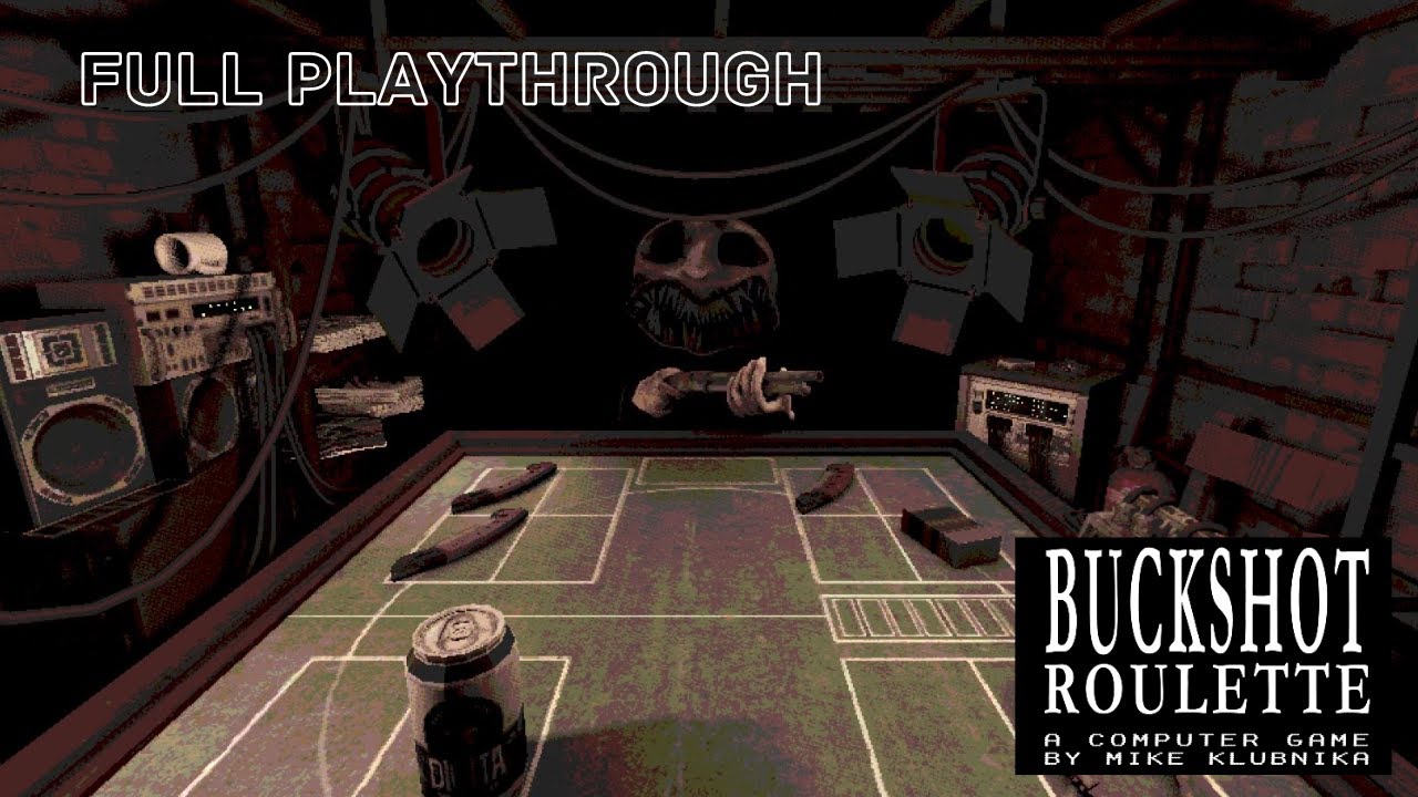AMAZING GAME | Buckshot Roulette | Indie Horror Game