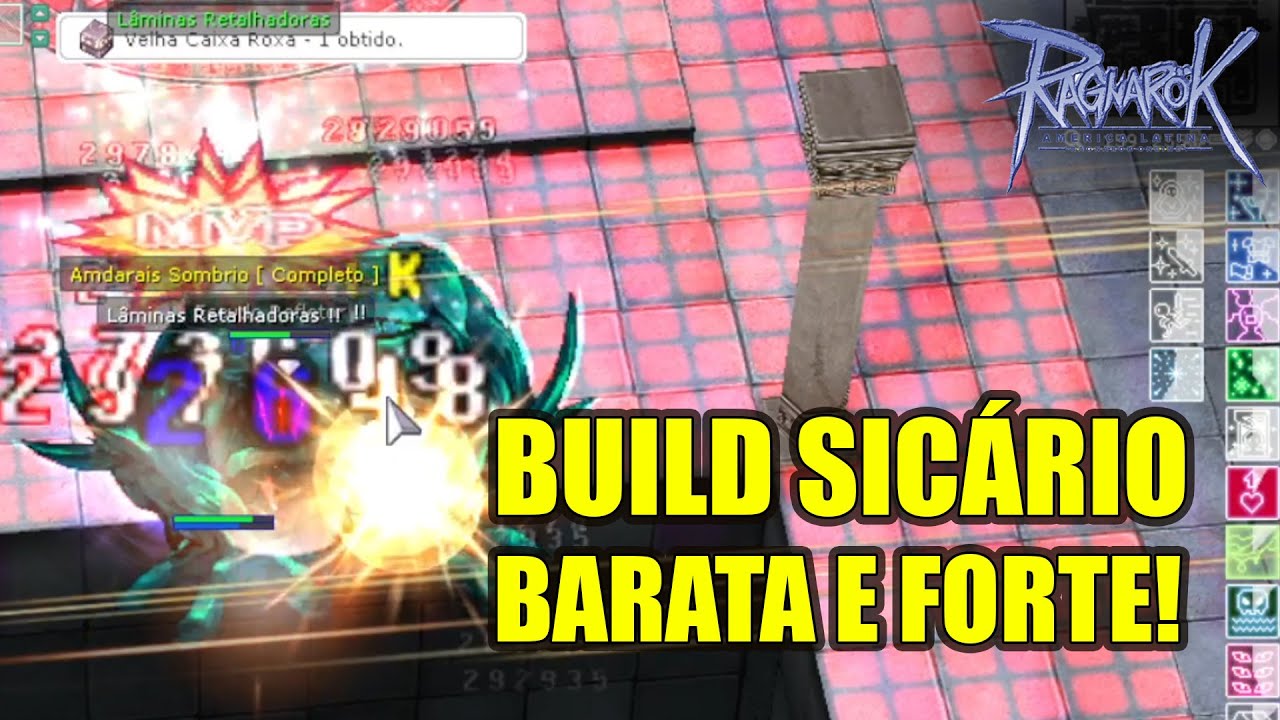 💀 BUILD SICÁRIO BARATA e FORTE! Faça TODO o Conteúdo SOLO 💪 | Ragnarok Online LATAM