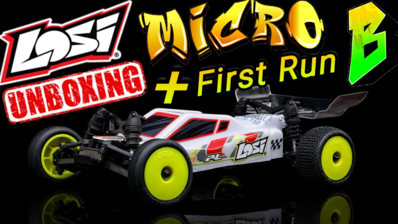 Losi Micro B Unboxing and First Run #losi #losimicrob #rcbuggy