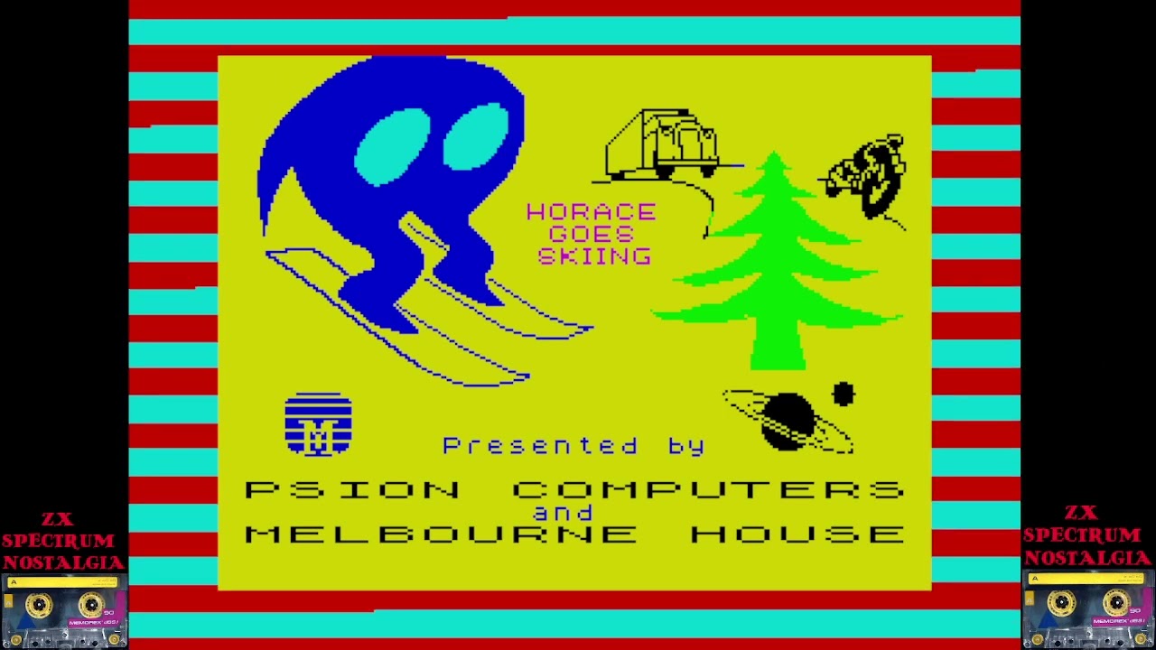 ZX SPECTRUM Loading Horace Goes Skiing 1982 Sinclair Research16K
