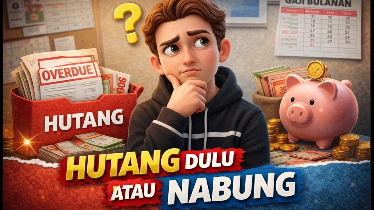GAJI PAS-PASAN, HARUS NABUNG ATAU LUNASIN HUTANG DULU?
