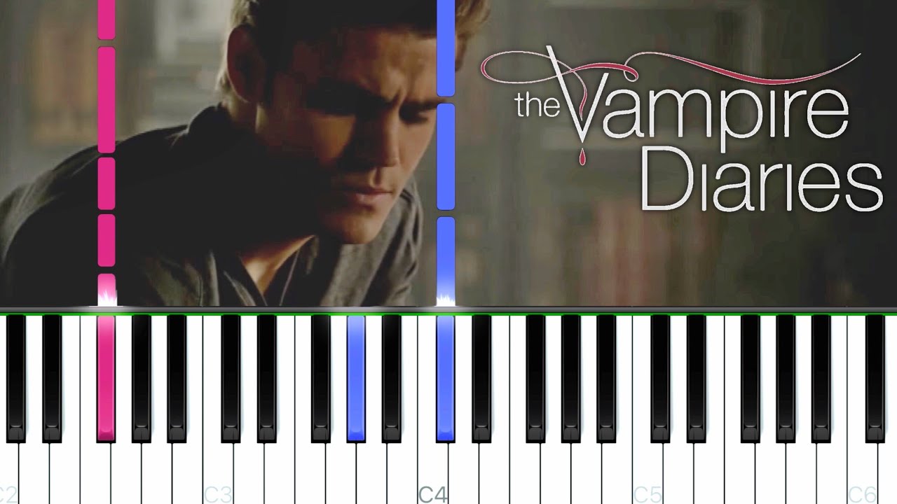 [The Vampire Diaries 3x15] Poison & Wine - The Civil Wars || Synthesia Piano Tutorial