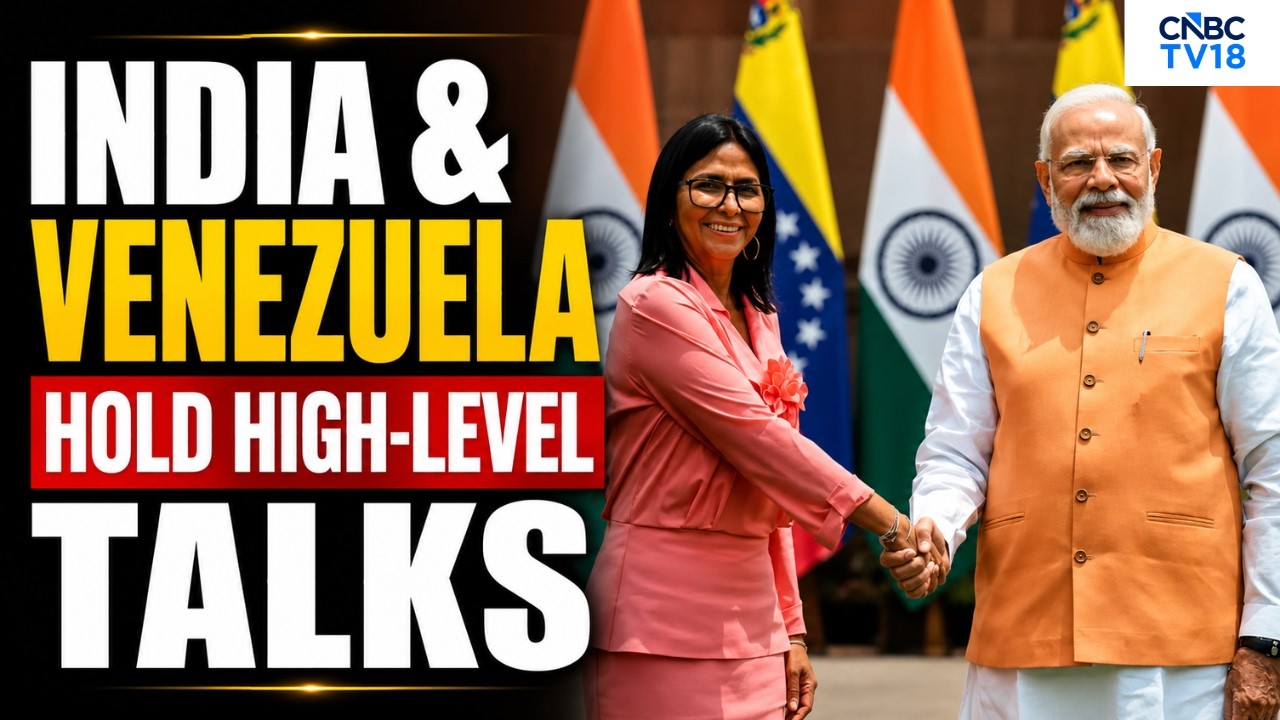 PM Modi Holds Talks With Venezuela Acting President Delcy Rodr&iacute;guez In Delhi | India-Venezuela |N18G