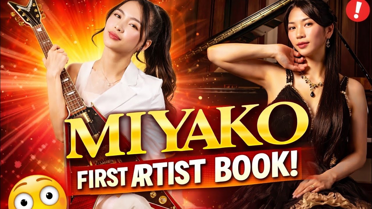 MIYAKO ANNOUNCES HER FIRST ARTIST BOOK! 📖✨ GOLDEN TOUCH IN A SPECIAL RELEASE!