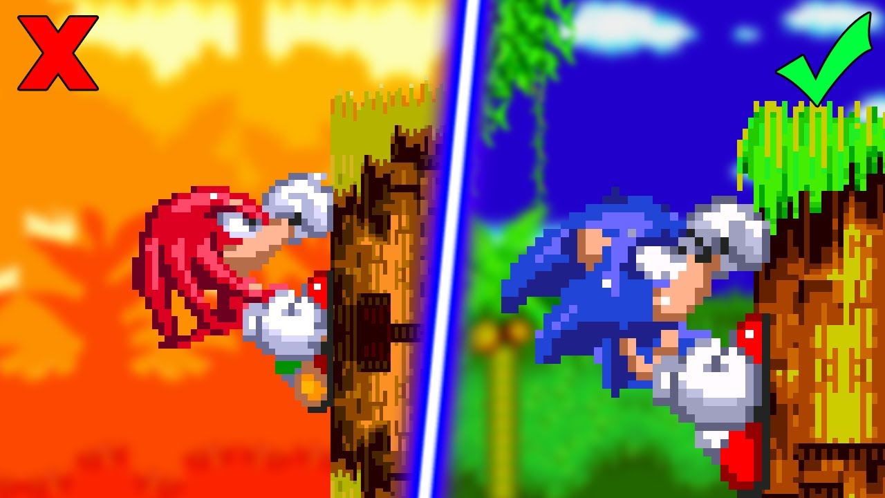 Sonic 3 A.I.R Sonic Over Knuckles