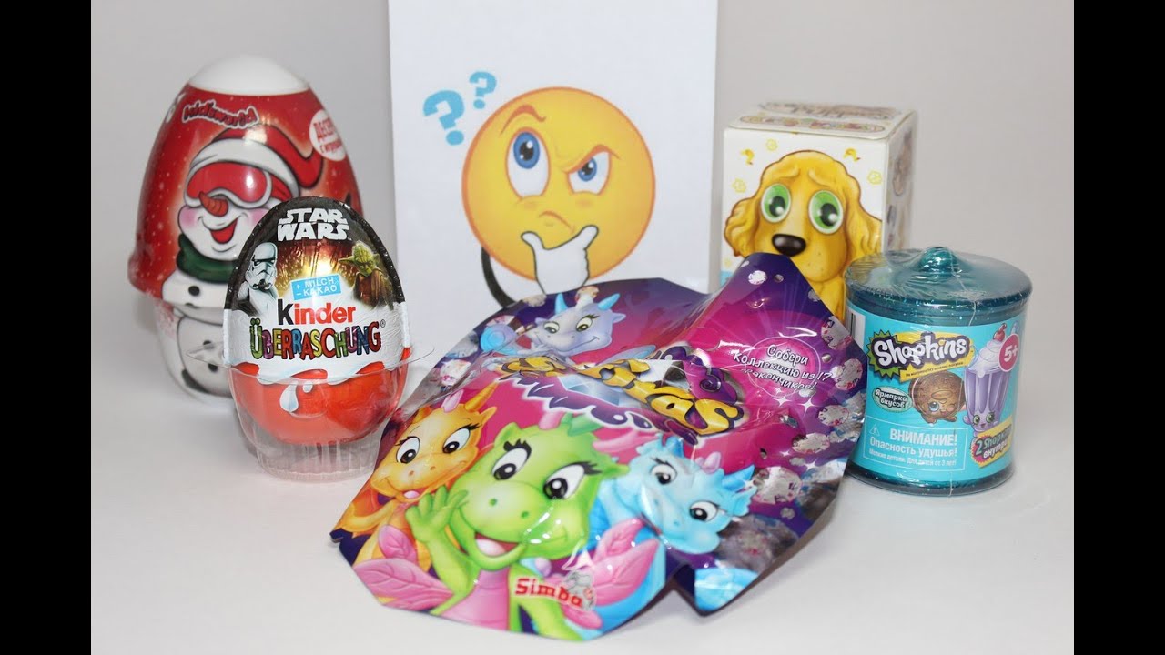 Kinder Mini Mix #8. Shopkins, Safiras, Star Wars и др.