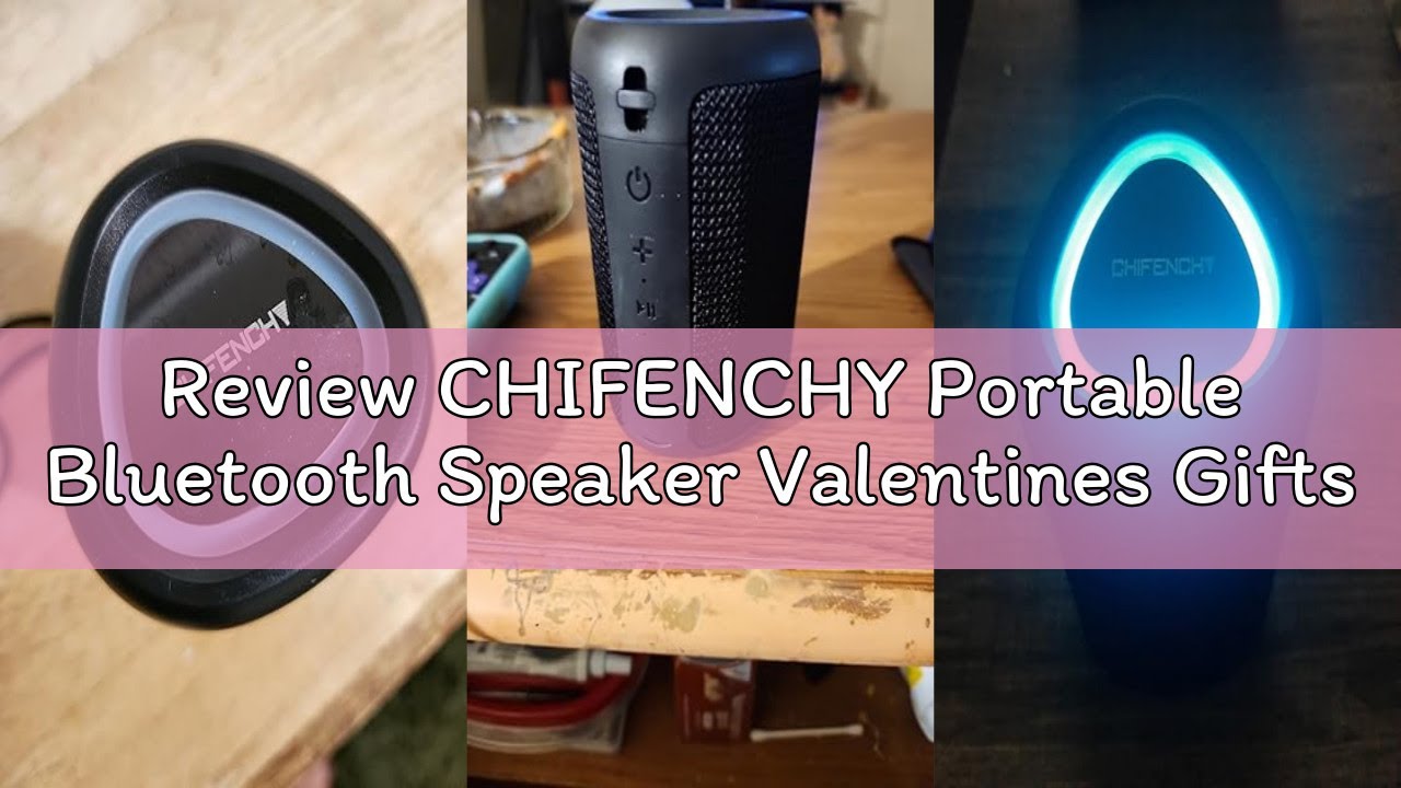 Review CHIFENCHY Portable Bluetooth Speaker Valentines Gifts For Him: Powerful Crystal Clear Sound/R