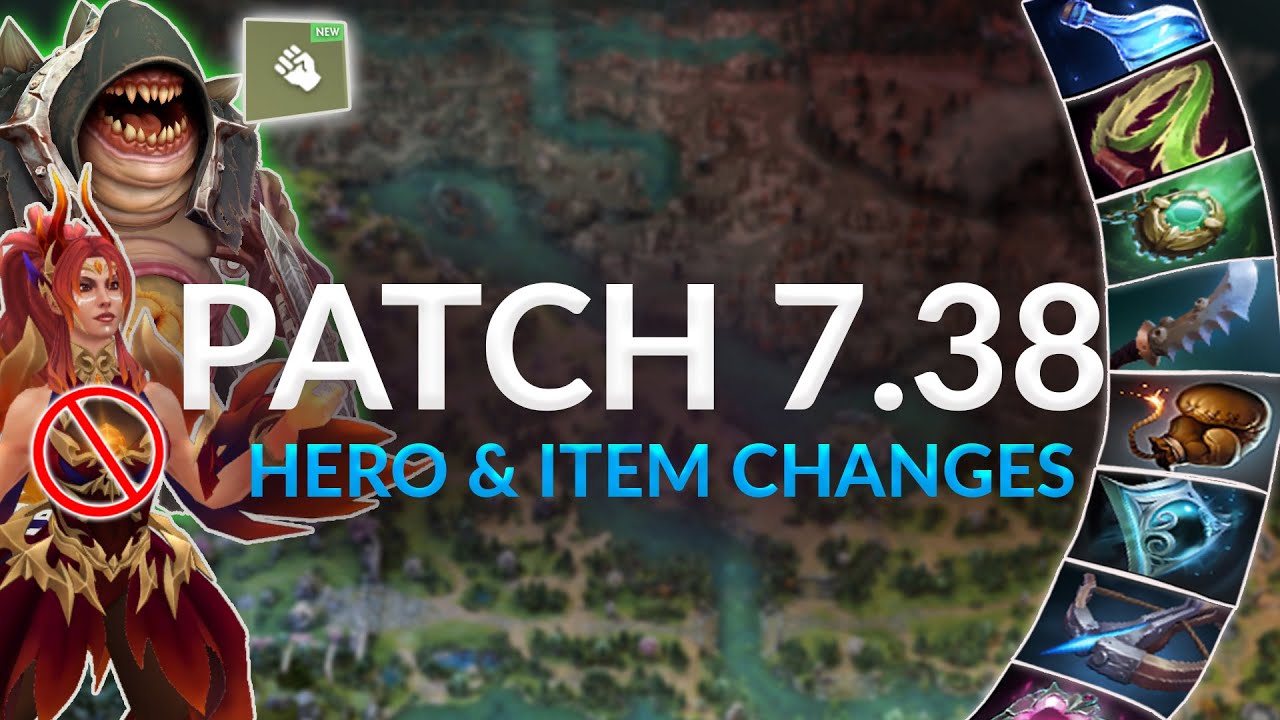 PATCH 7.38 DELETES THE META - New Items and Hero Reworks - Dota 2 Update Guide