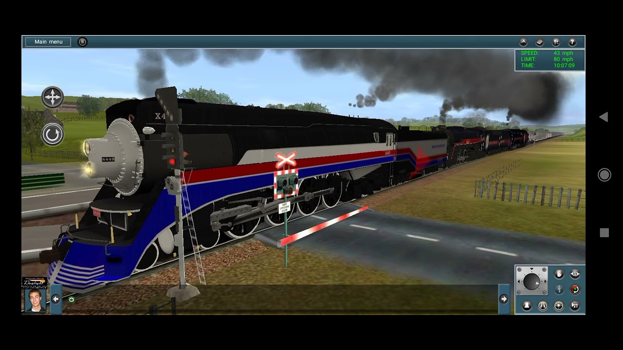 Trainz Android: American Freedom Train: SP 4449, Reading T-1 N°1(2101) y N&W 611. leer descripción.
