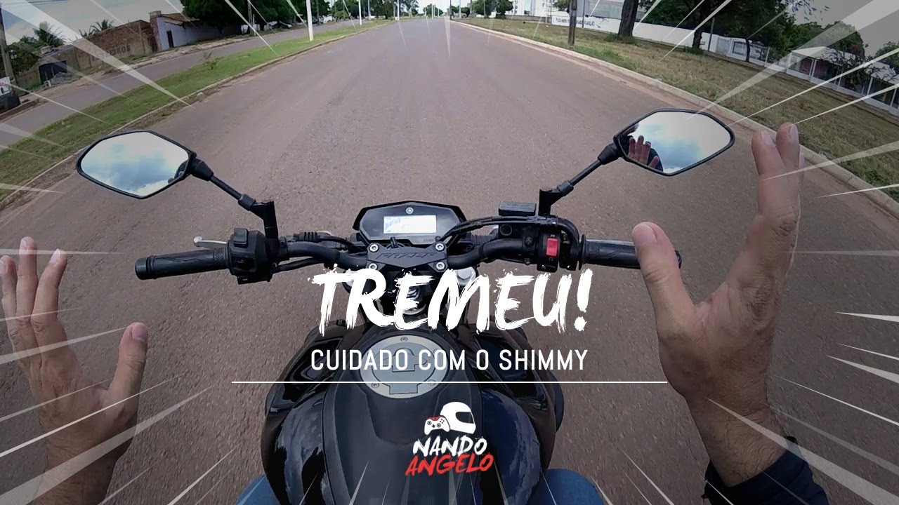 FAZER 250 (FZ25) 🔴 TREMENDO O GUIDÃO? (SHIMMY)