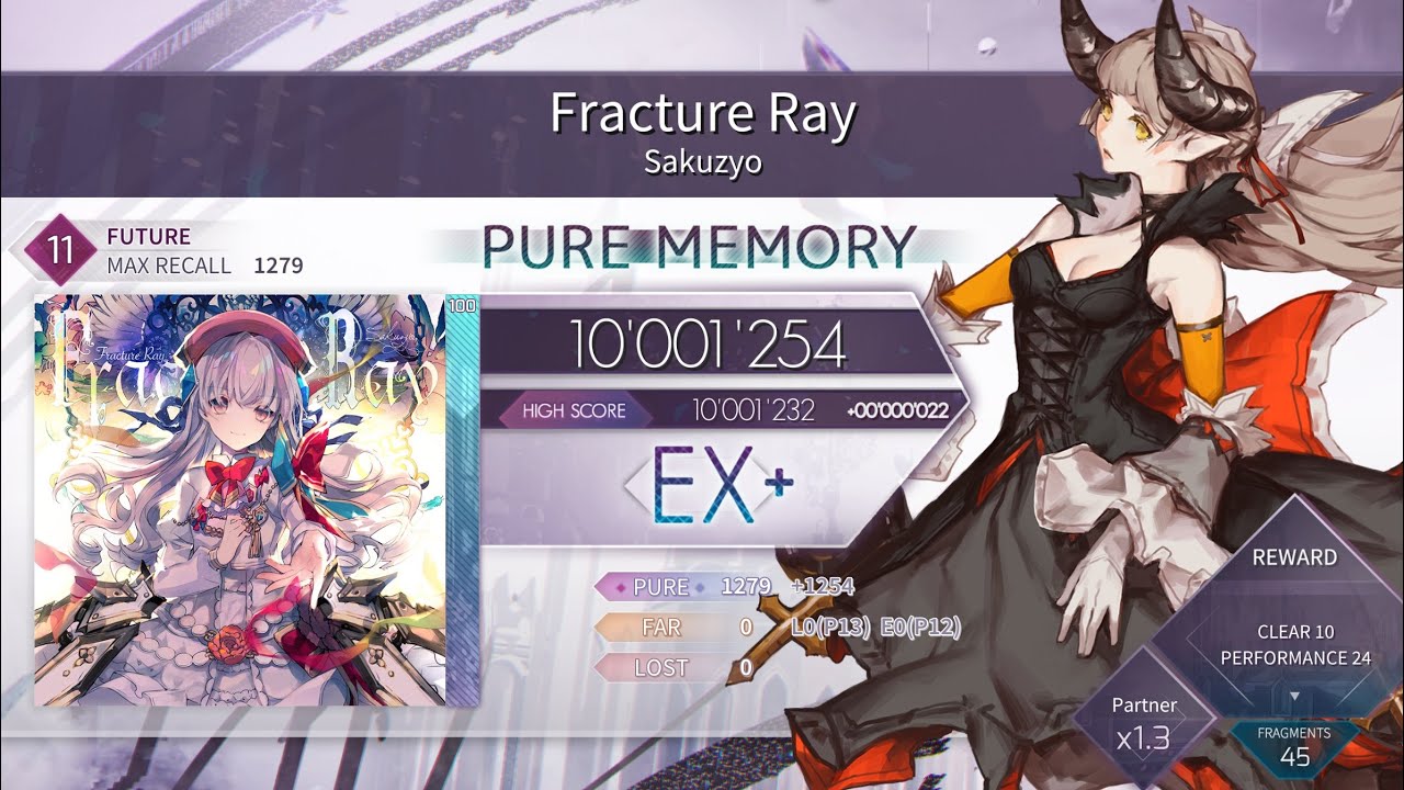 [Arcaea] Fracture Ray (FTR 11) Pure Memory